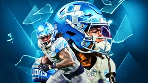Detroit Lions Football Player Artwork Wallpaper
