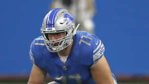 Detroit Lions Frank Ragnow Close Up Wallpaper