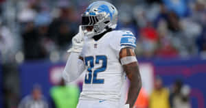 Detroit Lions Player Number32 Gesture Wallpaper