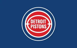 Detroit Pistons Complementing Team Colors Wallpaper