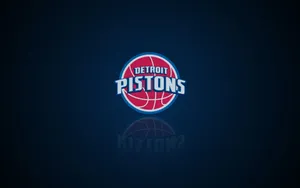 Detroit Pistons Midnight Blue Logo Wallpaper