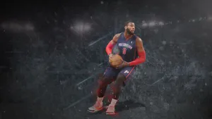 Detroit Pistons Motor City Jersey Wallpaper