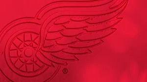 Detroit Red Wings Engraved Logo Wallpaper