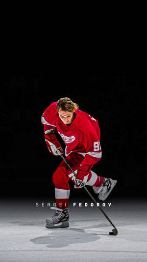 Detroit Red Wings Sergei Fedorov Wallpaper