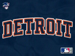 Detroit Tigers Blue Jersey Wallpaper