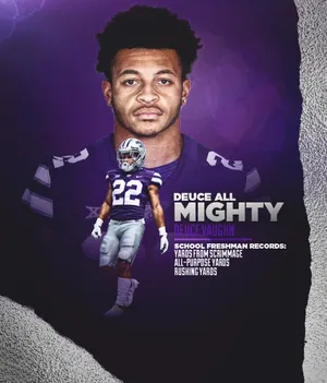 Deuce Vaughn Football Athlete Promotional Graphic Wallpaper