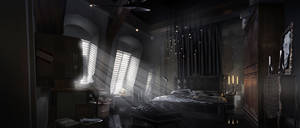 Deus Ex Mankind Divided Jensen Apartment Wallpaper