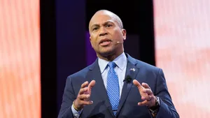 Deval Patrick Irked Expression Wallpaper