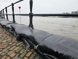 Deventer Flood Defense Barrier Wallpaper