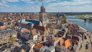 Deventer Skyline Aerial View Wallpaper