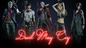 Devil May Cry5 Main Characters Wallpaper