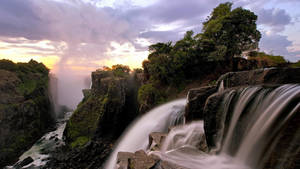 Devil's Cataract Zimbabwe Wallpaper