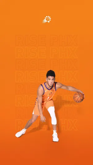 Devin Booker Rise Phoenix Wallpaper