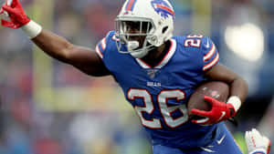 Devin Singletary Buffalo Bills Action Run Wallpaper