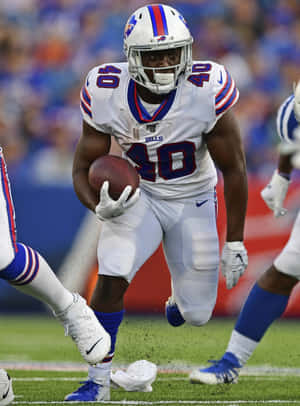 Devin Singletary Buffalo Bills Action Run Wallpaper