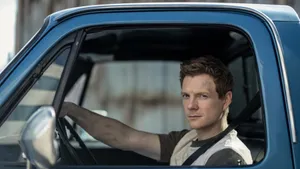 Dexter Morgan In Truck Wallpaper