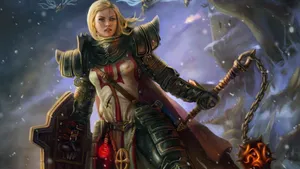 Diablo 3 Female Crusader Wallpaper