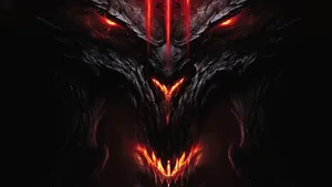 Diablo 4k Black Dragon Face Wallpaper