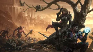 Diablo Immortal Under The Tree Wallpaper