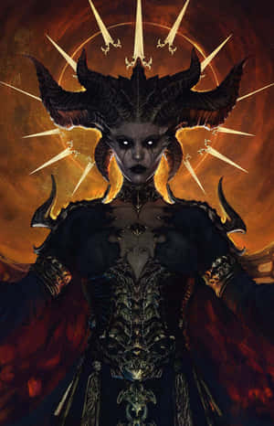Diablo4 Lilith Artwork Wallpaper