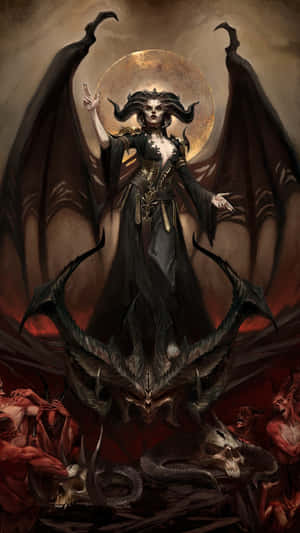 Diablo4 Lilith Artwork Wallpaper