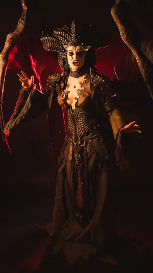 Diablo4 Lilith Cosplay Wallpaper