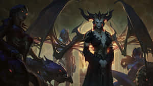 Diablo4 Lilithand Minions Wallpaper