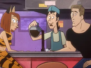 Diabolical Tiger Girl [wallpaper] Wallpaper