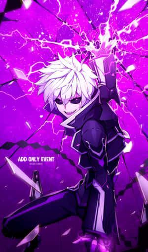 Diabolical White-haired Boy [wallpaper] Wallpaper