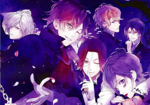 Diabolik Lovers Purple Art Wallpaper