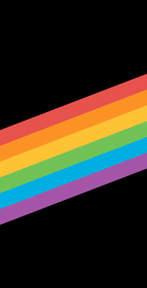 Diagonal Pride Colors Proud Wallpaper