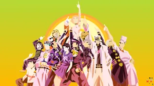 Diamond Is Unbreakable Anime Characters Wallpaper Wallpaper