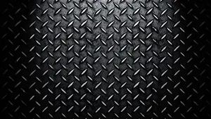Diamond Plate Black Metal Wallpaper