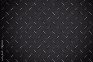 Diamond Plate Pattern On Black Background Wallpaper