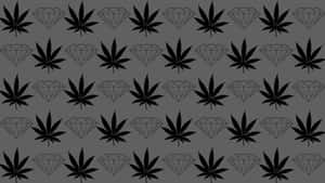 Diamond Supply Co Logo Black Cannabis Wallpaper