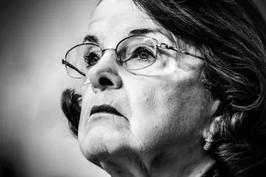 Dianne Feinstein Black And White Wallpaper