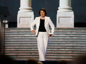 Dianne Feinstein Flaunting Her Suit Wallpaper