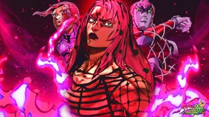 Diavolo, The Enigmatic Villain Of Jojo's Bizarre Adventure, Posing With A Menacing Expression Wallpaper