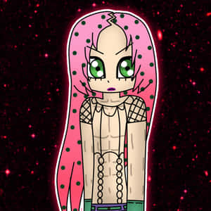 Diavolo, The Main Antagonist Of Jojo's Bizarre Adventure: Golden Wind, Posing Menacingly In A Highly Detailed Artwork. Wallpaper