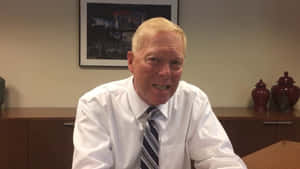 Dick Gephardt In White Long Sleeve Wallpaper