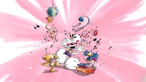 Diddl Celebration Party Wallpaper