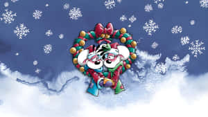 Diddl Christmas Heart Wallpaper