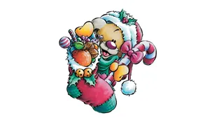 Diddl Christmas Holiday Stocking Wallpaper