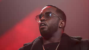 Diddy Performing On Stage Wallpaper
