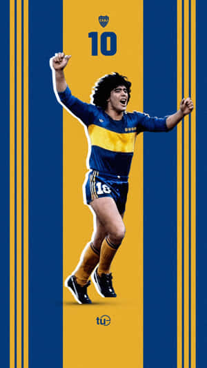 Diego Maradona Fc Barcelona Digital Art Wallpaper