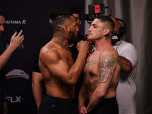Diego Sanchez Face Off Kevin Lee Wallpaper