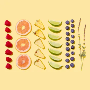 Different Sliced Fruits Wallpaper