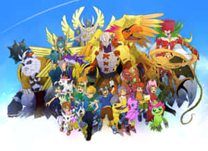 Digimon Adventure Group Artwork Wallpaper