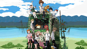 Digimon Adventure Groupon Ruins Wallpaper