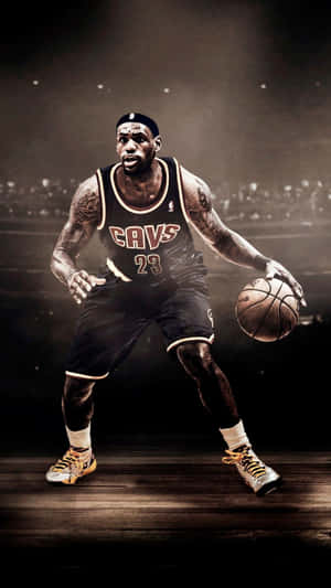 Digital Art Lebron James Iphone Wallpaper